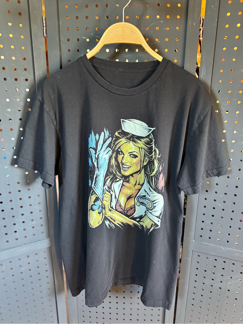 Blink 182 Graphic Nurse-Illustration Tee